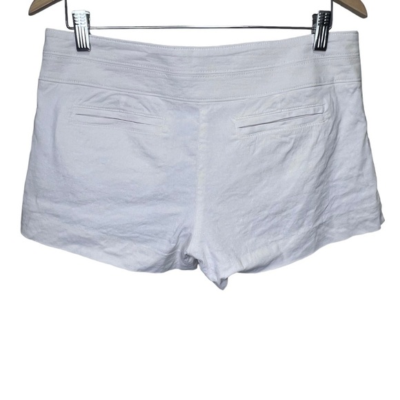 Bebe White Linen Shorts Size 8​ - Picture 6 of 9